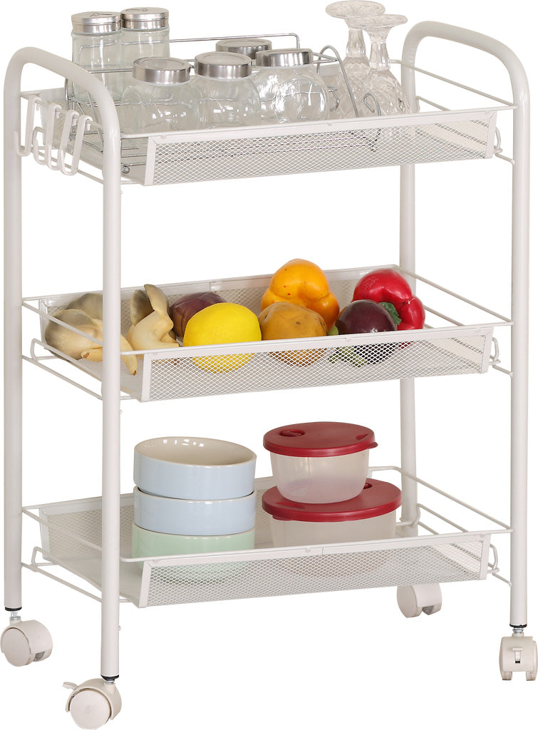 ATHOME 3-Tier Rolling Storage Cart