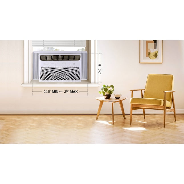 Restored Hisense 8000-BTU 350 SF Wifi Connected Energy Star Window AC, AW0822CW1W (Refurbished)