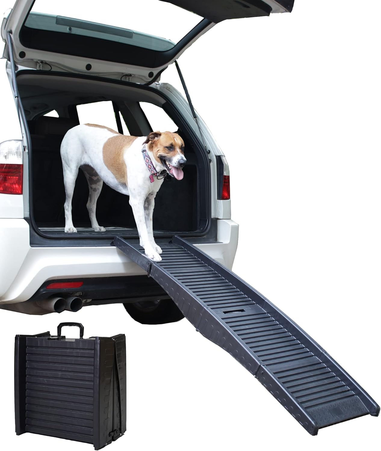 Silly Millie Compact Folding Pet Ramp for Your Dog & Cat. Great for Cars, Trucks and SUVs