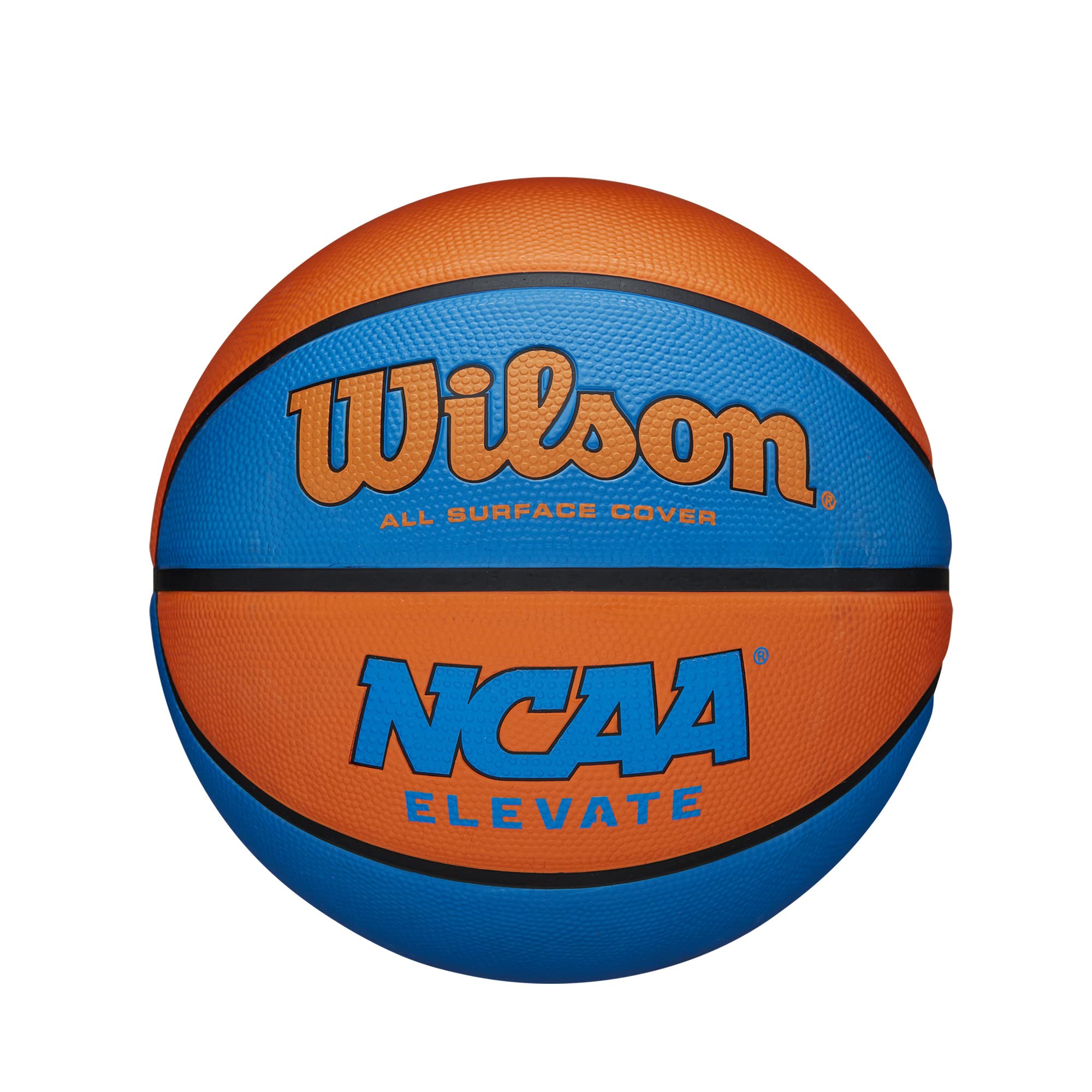 Wilson NCAA Elevate Basketball, Size 5 - 27.5", Royal/Orange