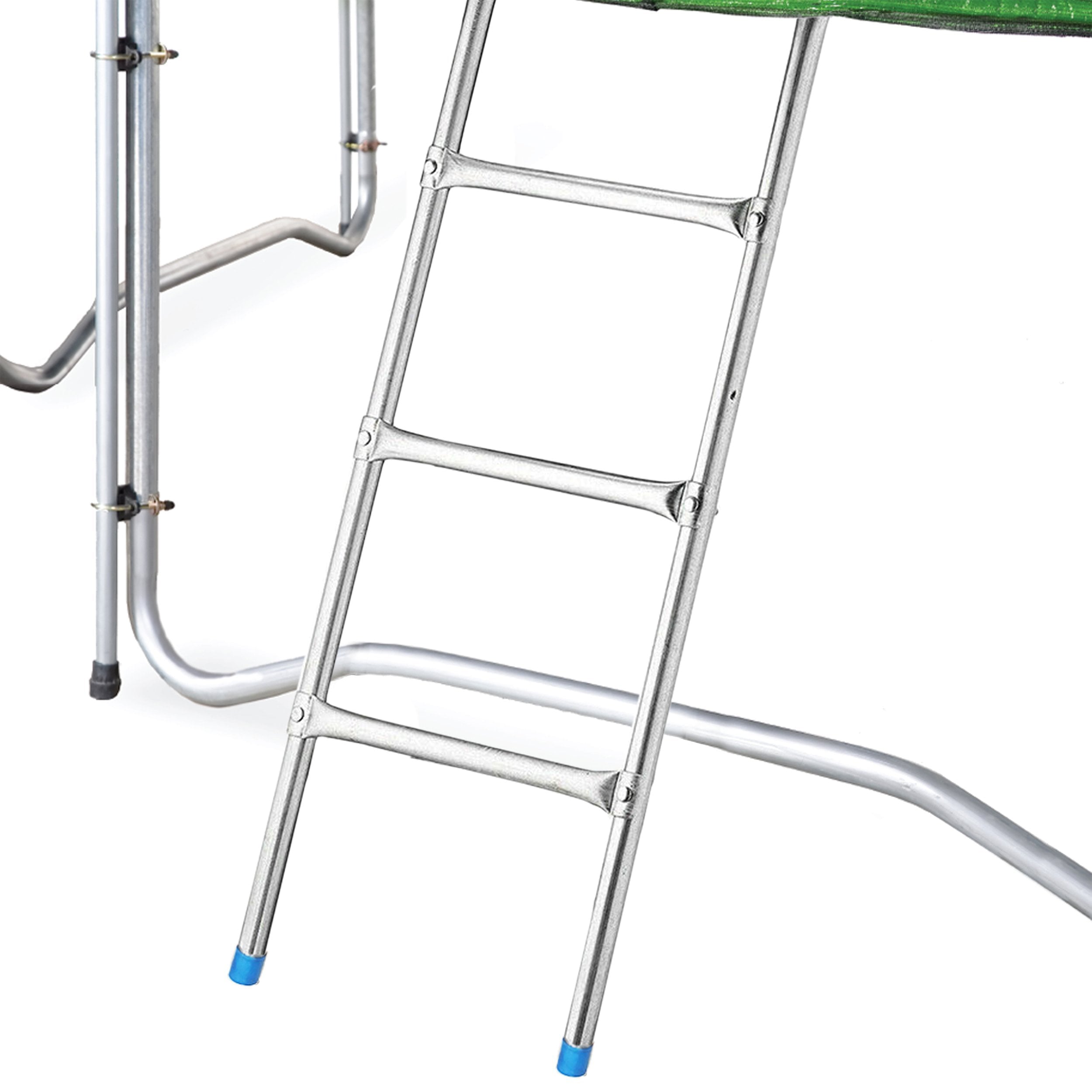 Pure Fun 3 Step Steel Universal Trampoline Ladder, 180lb Weight Limit