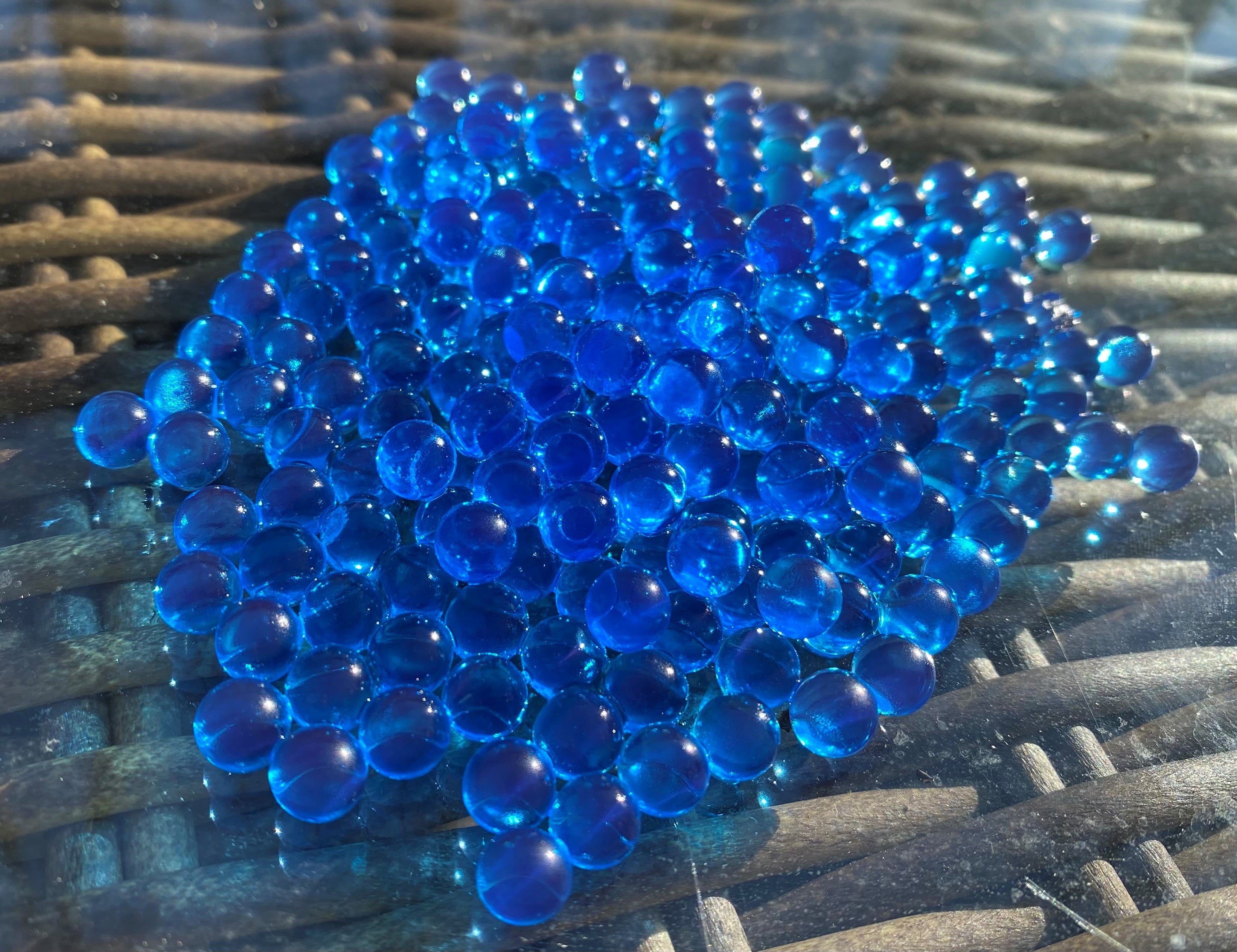 Lightning Blaster Blue Water Bead Ammo 20K Refill 7.5mm in Pour Nozzle Bag Age 14+