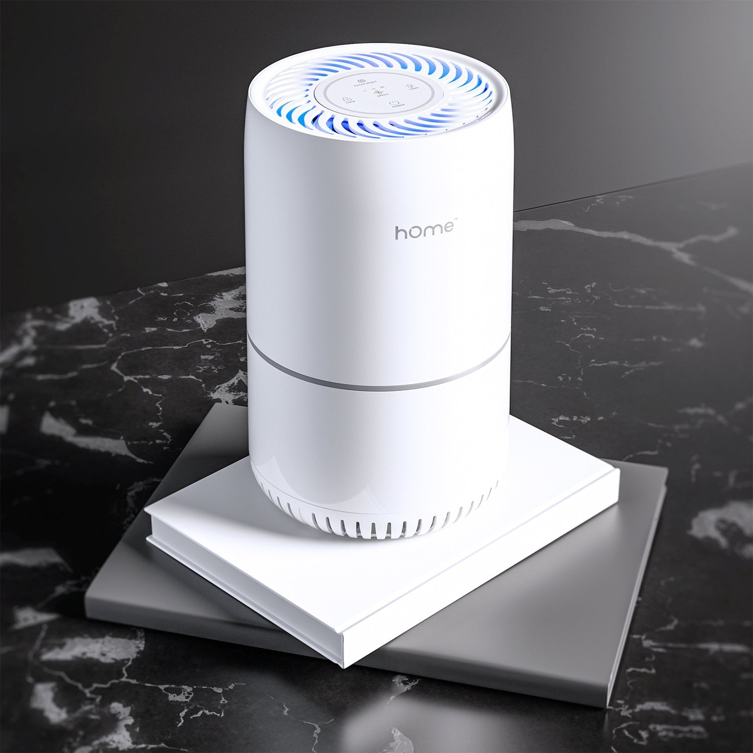 hOmeLabs True HEPA Air Purifier with H13 Filter - Removes 99.97% of Airborne Particles with Activated Carbon and 3-Stage Filtration to Significantly Improve Indoor Air Quality