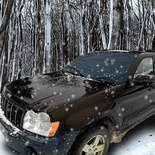 Zone Tech Blue Snow and Ice Windshield Cover