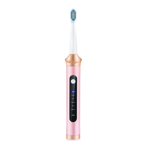 Electric Toothbrush - 3 Brush Heads, Rechargeable Battery, USB Plug